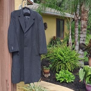 Full length mens cashmere coat